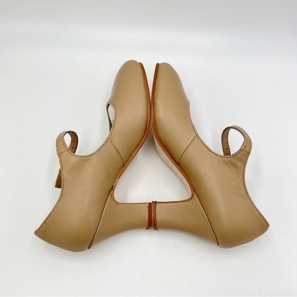 Capezio 653 Women's Manhattan Character Caramel Tan Dance Shoes Heels Size 5 NEW - Picture 8 of 13